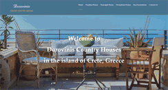 Desktop Screenshot of cretan-countryhouses.com